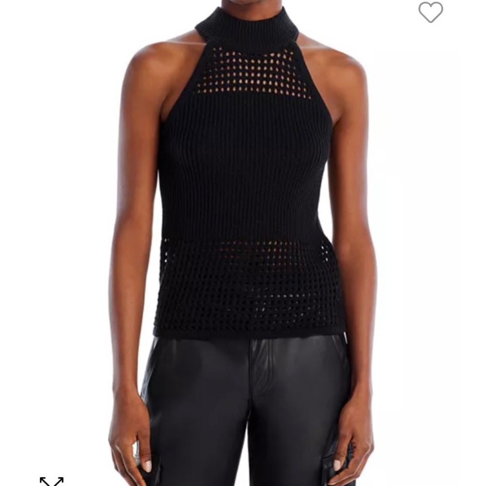 NWT Padme Open Knit Ribbed Top by AQUA new with tags